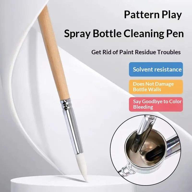 MS138 Airbrush Cleaning Brush For DIY Projects Quick Clean Brush Hobby Model Building Tool Quick Clean Corrosion Resistance