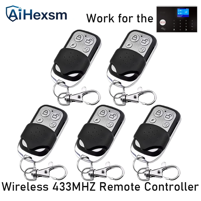 Metal Material 433MHz Wireless Remote Control For G30 G03 103 Smart Home Switch Works With Security Alarm Systems Control Device