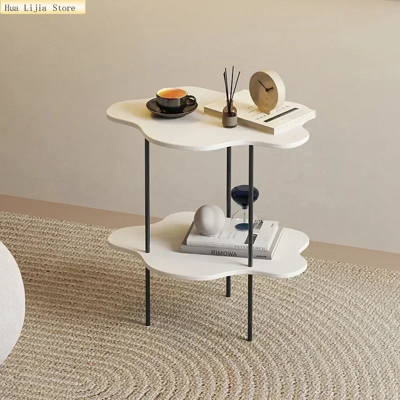 

Clouds Shape Tea Table Light Luxury Creative Minimalist Rack Ins Style Small Bedside Table Indoor Furniture