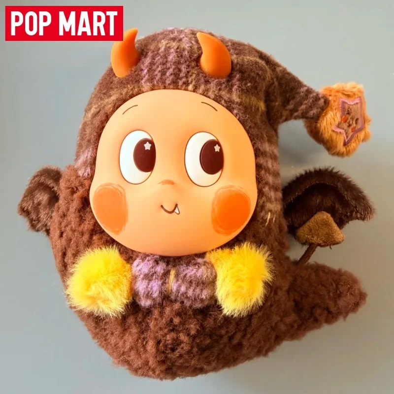 Authentic Pop Mart Weird Bread Shop Series Starman Earphone Case Cute Plush Halloween Merchandise Gift For Friends