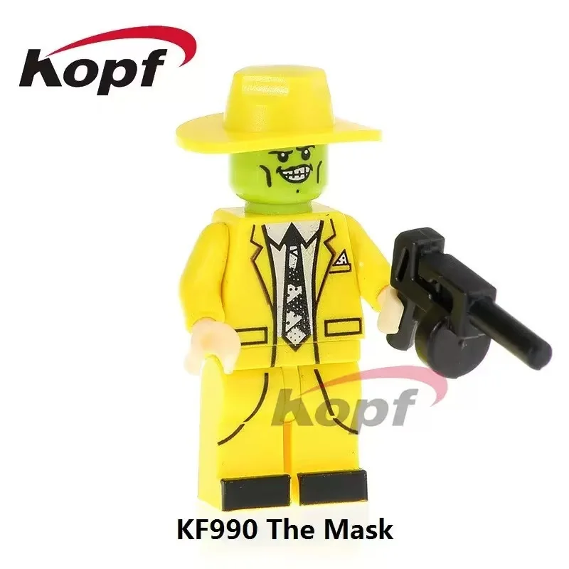 KF990 ABS Plastic Fantasy Comedy Film Character Bricks Building Blocks Children Gift Toys Mask view 4
