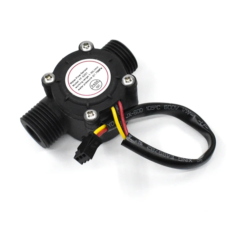 

Water Flow Sensor Flowmeter Hall Control 1-30l/min