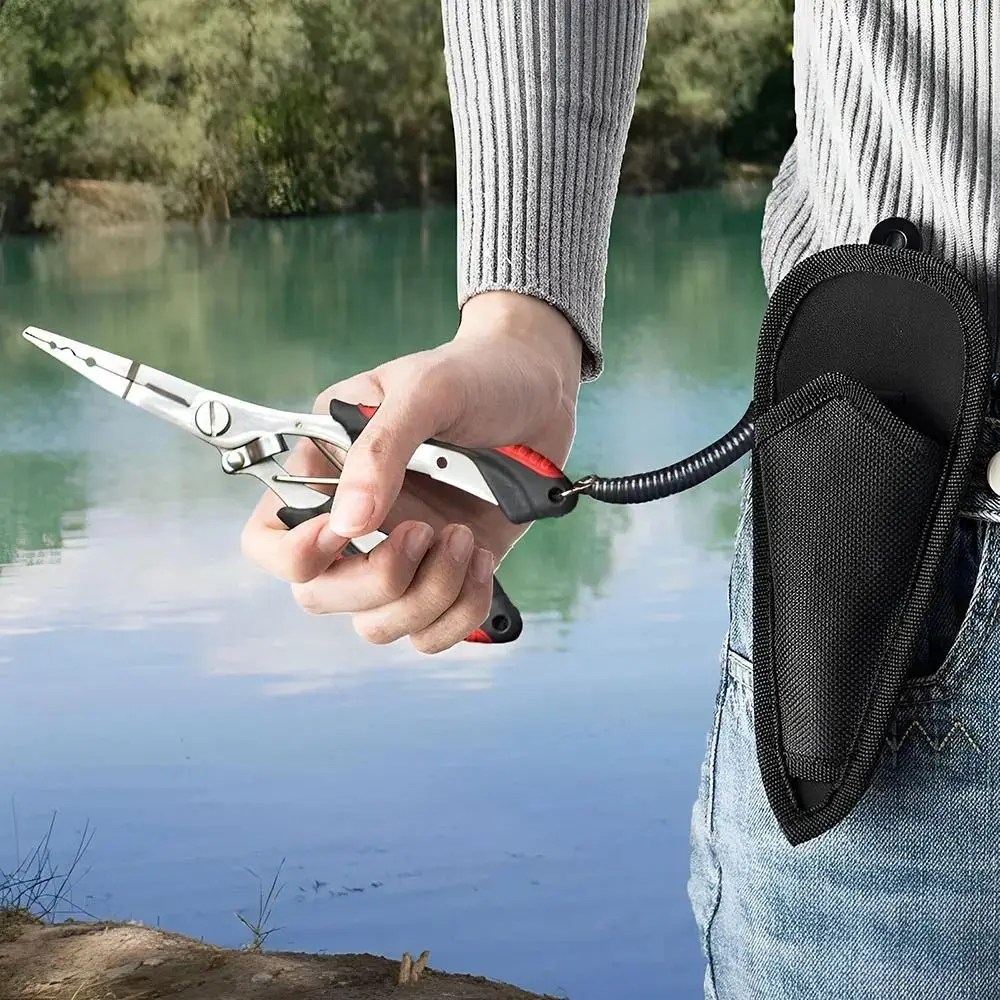 

Ergonomics Fish Pliers High-strength Anti-slip Cut Fishing Line Equipment Stainless Steel Multifunctional Luya Pliers
