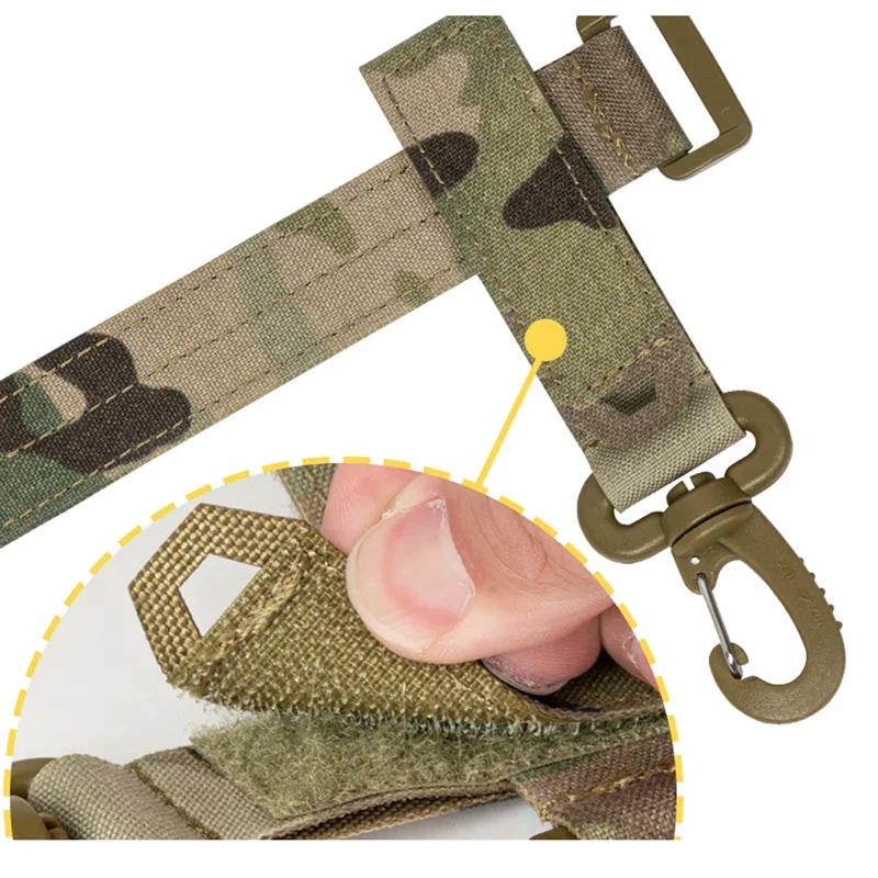 Outdoor MOLLE Gear Hook Multi-use Carabiner for Gloves Climbing Rope and Key Storage