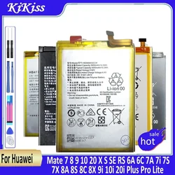 Battery For Huawei Honor/Mate 7 8 9 10 20 X S SE RS 6A 6C 7A 7i 7S 7X 8A 8S 8C 8X 9i 10i 20i Plus Pro Lite/P8 lite 2017