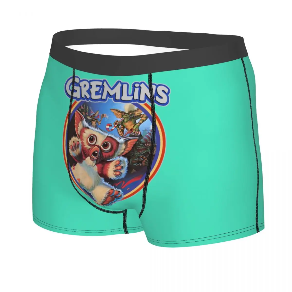 Custom Gremlins 84 Underwear Men Breathable Gizmo 80s Mogwai Monster Retro Sci Fi Boxer Briefs Shorts Panties Soft Underpants