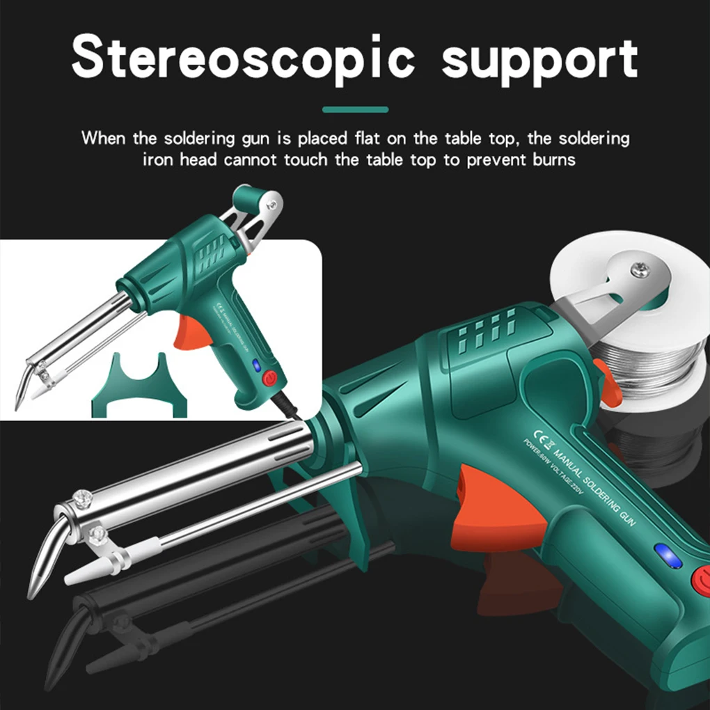 New Multi-Function Iron Welder Automatically Soldering Gun 220V/110V 60W Hand-Held Internal Heating Send Tin Welding Repair Tool