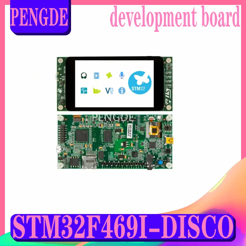 

Spot STM32F469I-DISCO exploration kit, using the development board of STM32F469NI MCU