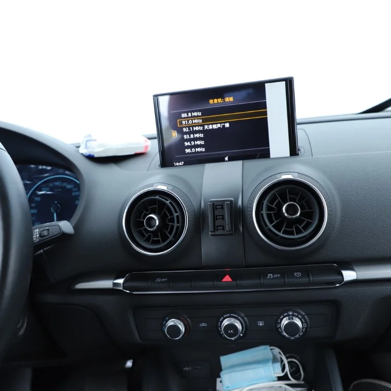 Special Phone Holder For AUDI A3 S3 8V 2014 2015 2016-2020 Magnetic Car Phone Mount Smart Sensing Invisible Base Accessories