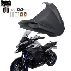 Beak Nose Cone Extension Cover Extra Carbon Fiber Texture Front Wheel Fender For MT-09 FJ09 MT09 Tracer 900 GT 2015-2020