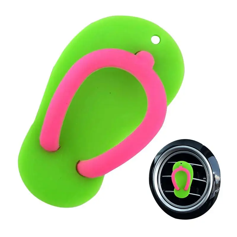 Slippers Car Clip Air Conditioner Freshener Cute Shoe Slippers Shape Auto Aromatherapy Vent Clips for Cars SUVs RVs Trucks