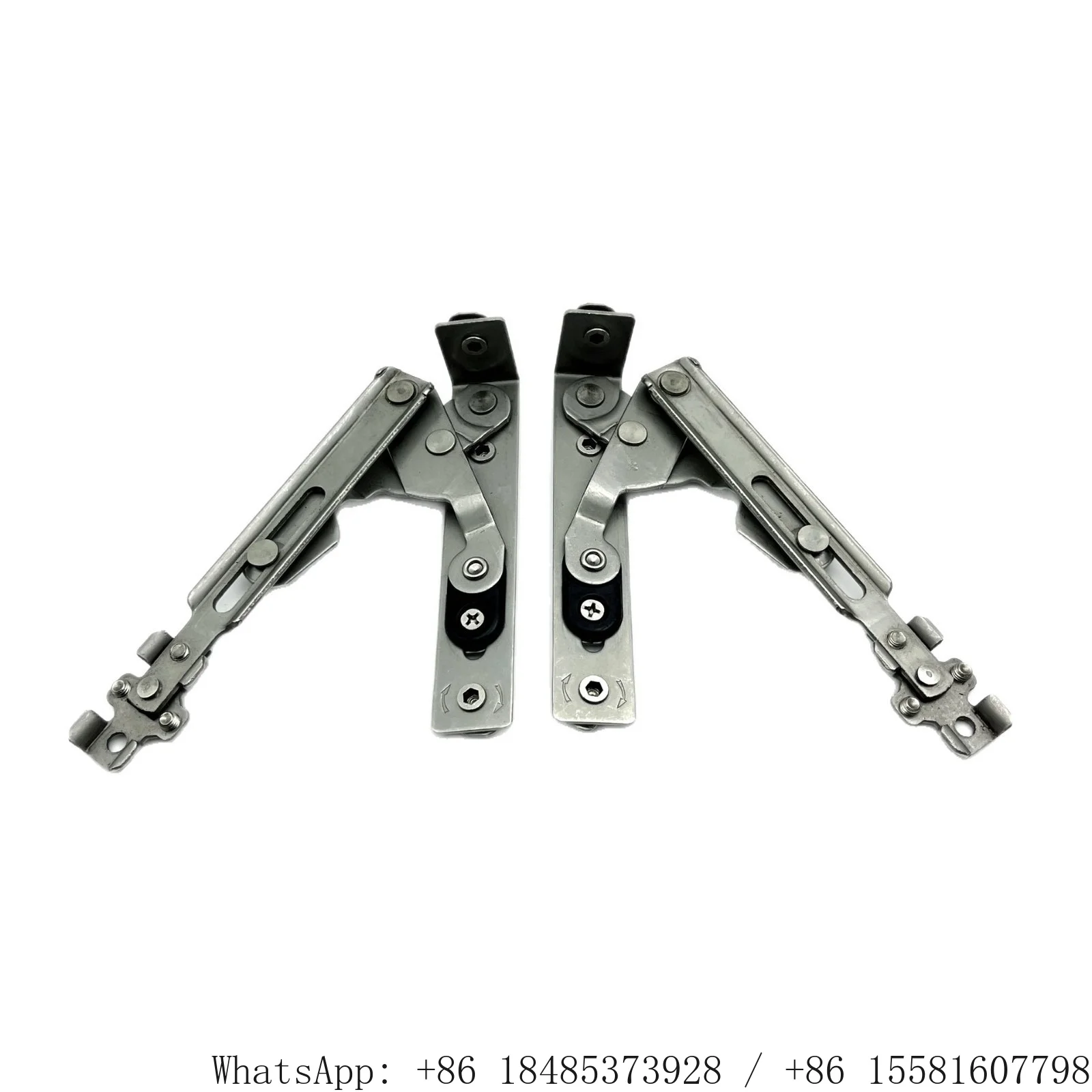 Adjustable Hidden Stainless Steel Window Hinge Casement 180 Degree Inward Opening Broken Bridge Aluminum Sway Support Hardware