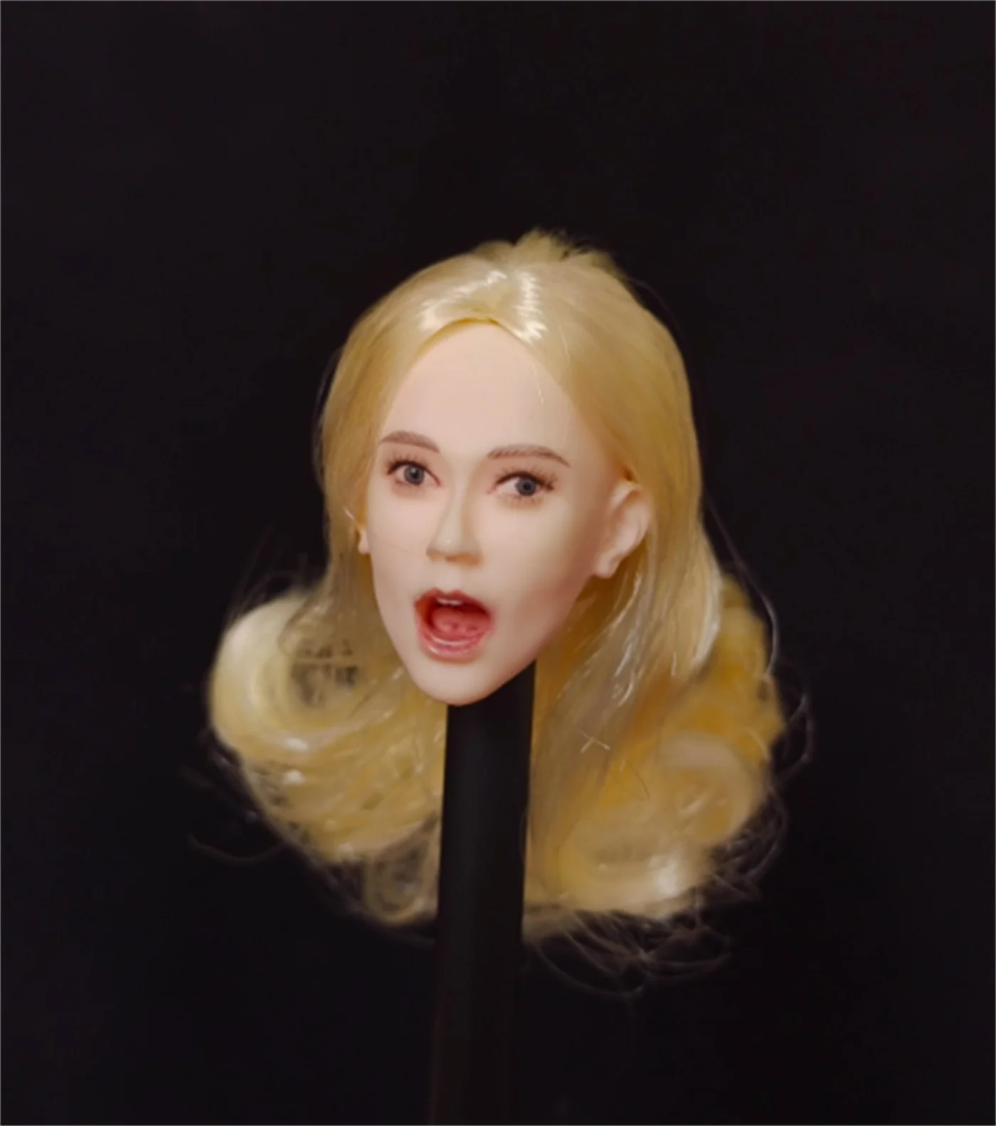 

Open Mouth Head Sculpture1：6 Expression Cute expression Pale Head Carving Soldier1/6 Scale For 12 inch TBleague PHicen figur