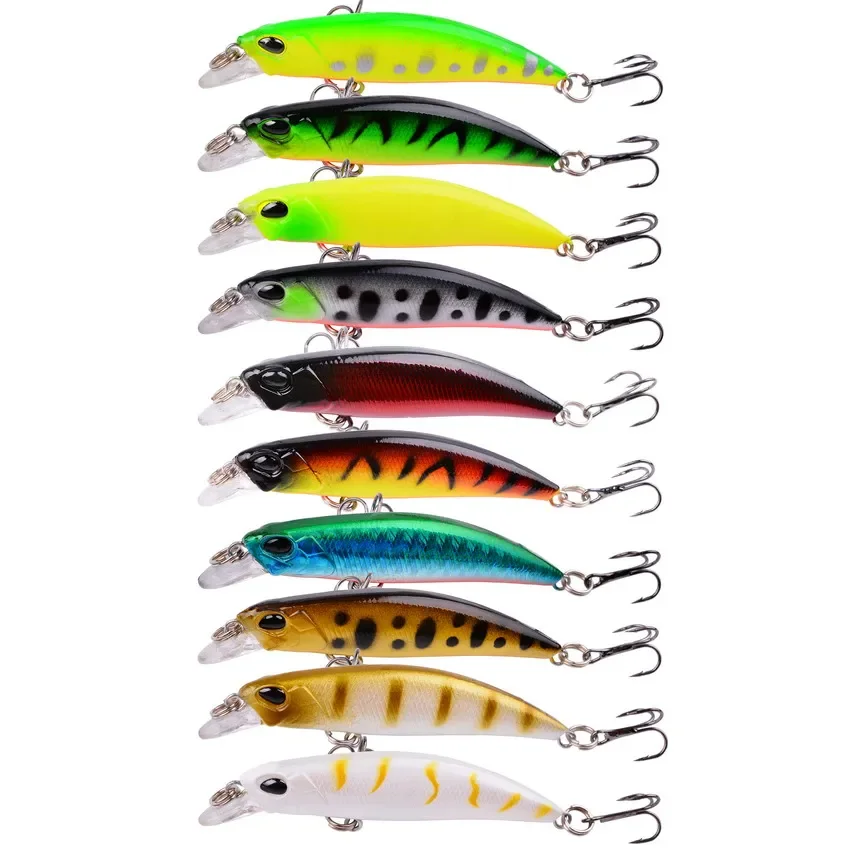 Aorace Minnow Fishing Lures 4g 7cm Mini Crankbait Wobbler Perch Isca Artificial Hard Bait Pike Carp Bass Floating Swimbait Pesca