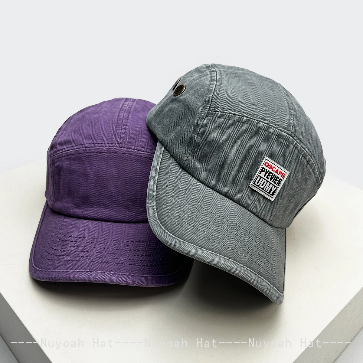 New Men Women American Retro Patched Letter Solid Baseball Hats Sunshade Street Versatile Personal Peaked Caps Fashion Outdoor