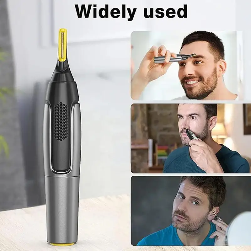 Ultra Thin Precision Trimmer Electric Nose Hair Trimmer Mini Portable Ear Trimmer For Men Nose Hair Shaver Waterproof Safe Clean