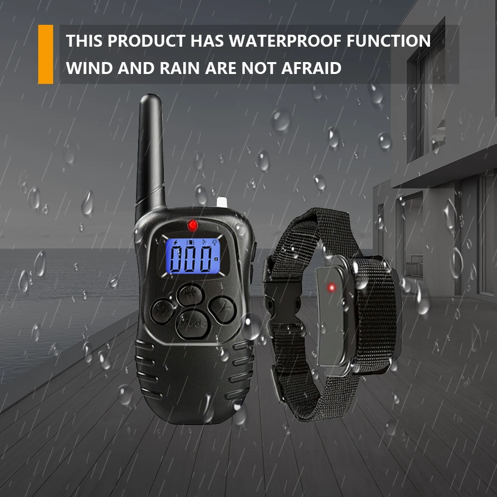 300M Rechargeable Dog Bark Collar 3