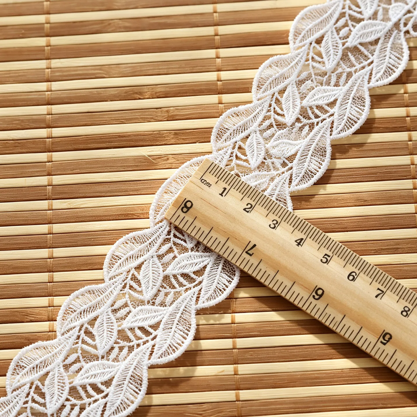 Milk Silk Small Flower Lace, Bilateral Water-soluble Embroidery Lolita DIY Children's Dress Neckline Wide Lace