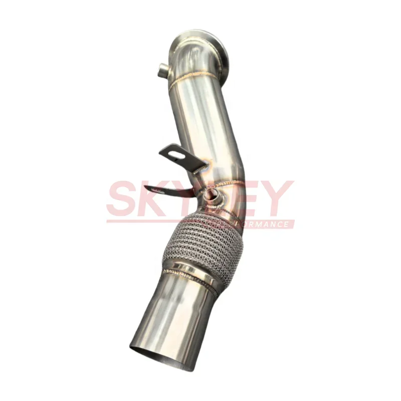 SKYLEY Racing Stainless Steel 304 Exhaust Downpipe For B48 F30 F31 F34 230i 330e 330i F32 F33 F36 430i 2.0T 2016+