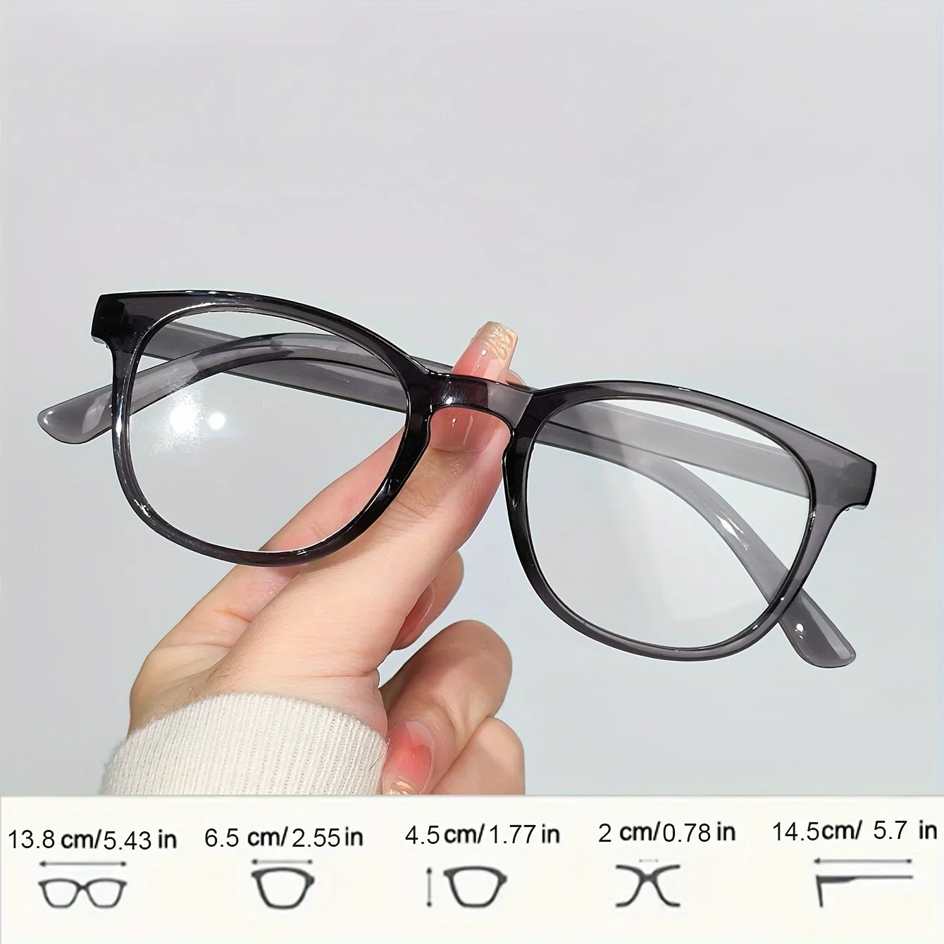 6pcs Fashion Oval Reading Glasses Colorful Chic Presbyopic Glasses For Women Men 1.0 To +4.0