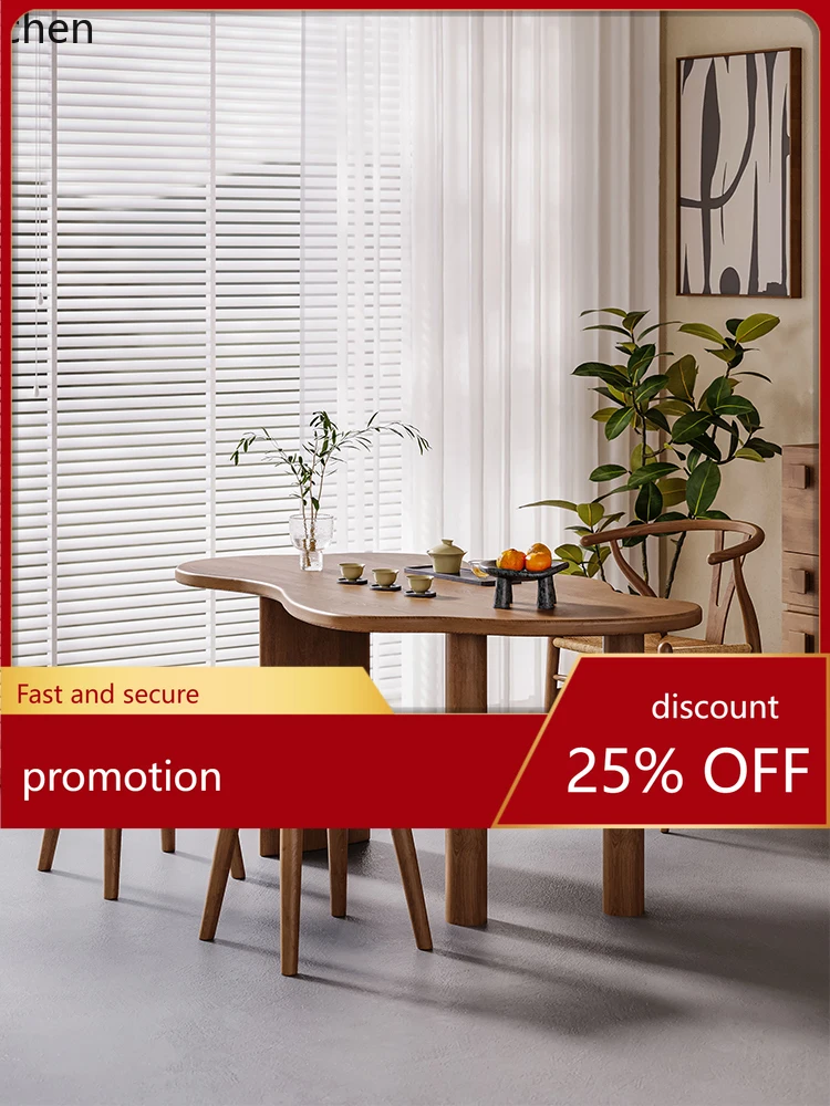 ZMLSolid Wood Balcony Exquisite Small Tea Table and Chair Set for Living Room Home Use Small Tea Table
