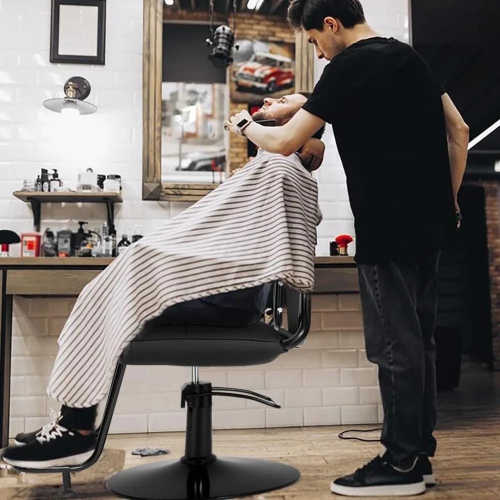Hair Stylist Chairs for Salon Extra Wide Salon Chair for Hair Stylist, Hydraulic Salon Styling Chair 360 Degree Swivel Barber