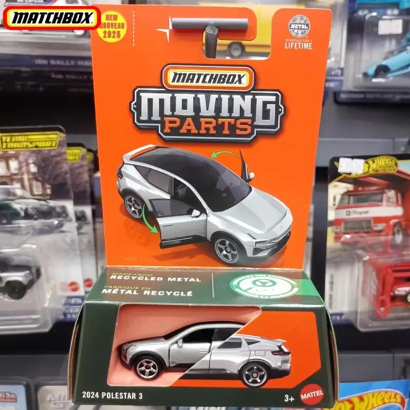 Genuine Matchbox Car 1/64 Moving Parts Audi Rs 6 Avant 2024 Polestar Triumph Spitfire Vehicle Model Cars Toys Boys Birthday Gift