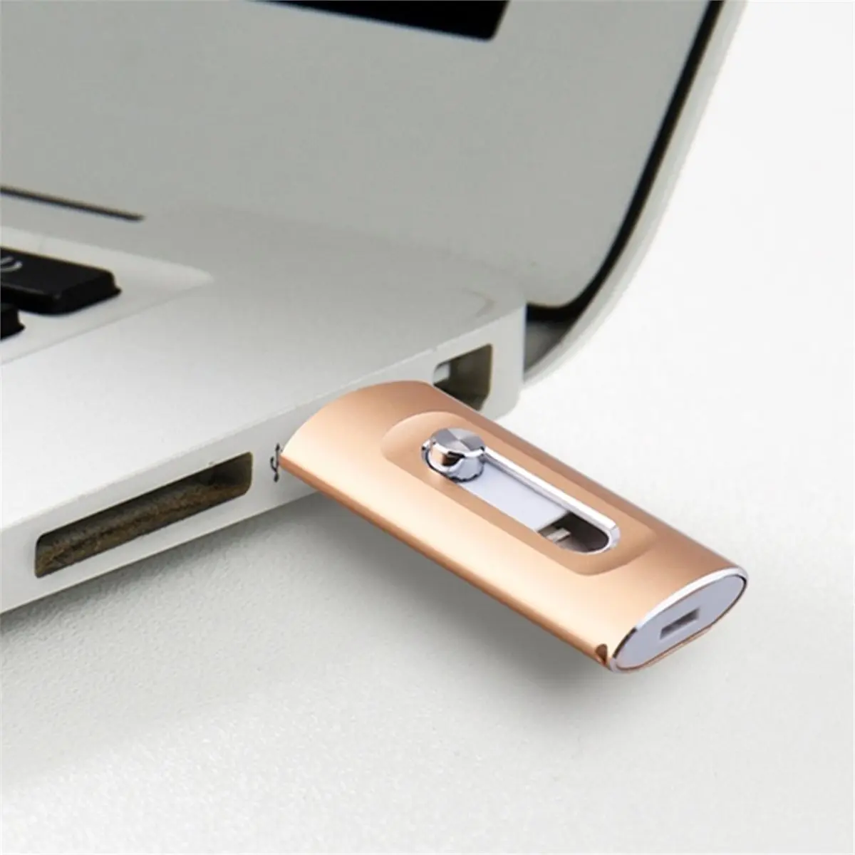 OTG Stick USB 3.0 Flash Drive 128GB,USB Type‑C Pendrive,4‑in‑1 Memory Expansion Backup U‑Disk,Dual Interface USB Drive A