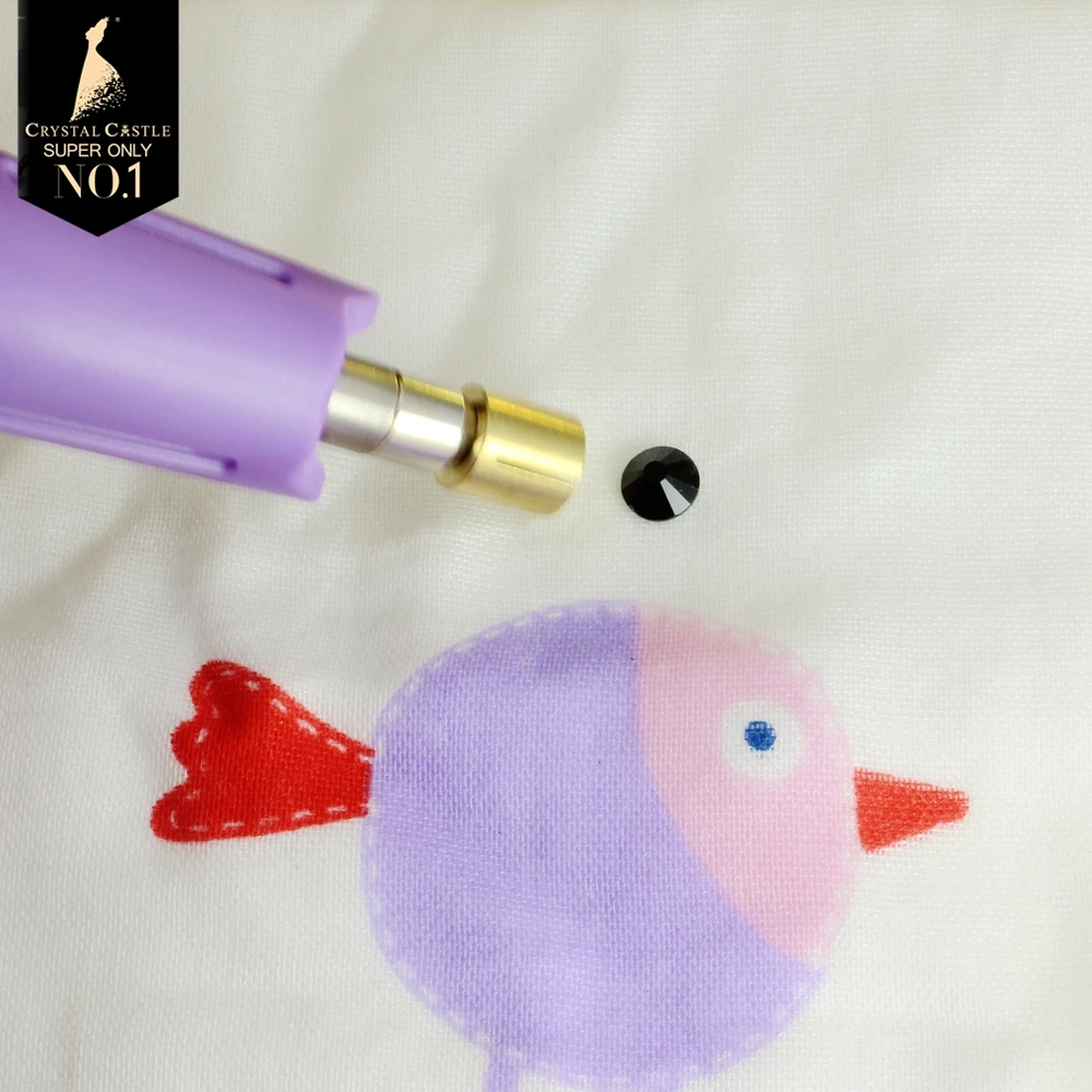 Crystal Castle Implified Rhinestone Applicator Set, Fast Heat Gun, Easy Use, Crystal Hotfix Wand Iron On Machine
