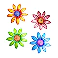 4pcs Mixed COlor