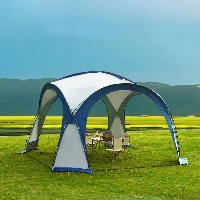 خيمة مظلة مثمنة من الشركة المصنعة المباشرة، شاشة كبيرة للتخييم في الهواء الطلق، جناح قبة للأنشطة الخارجية #3