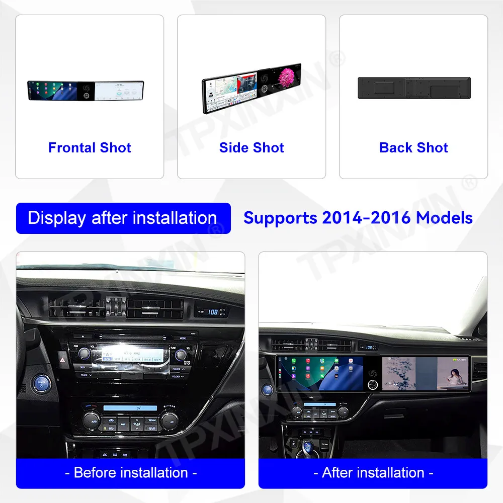 Car DVD Player GPS Navigation 12.3