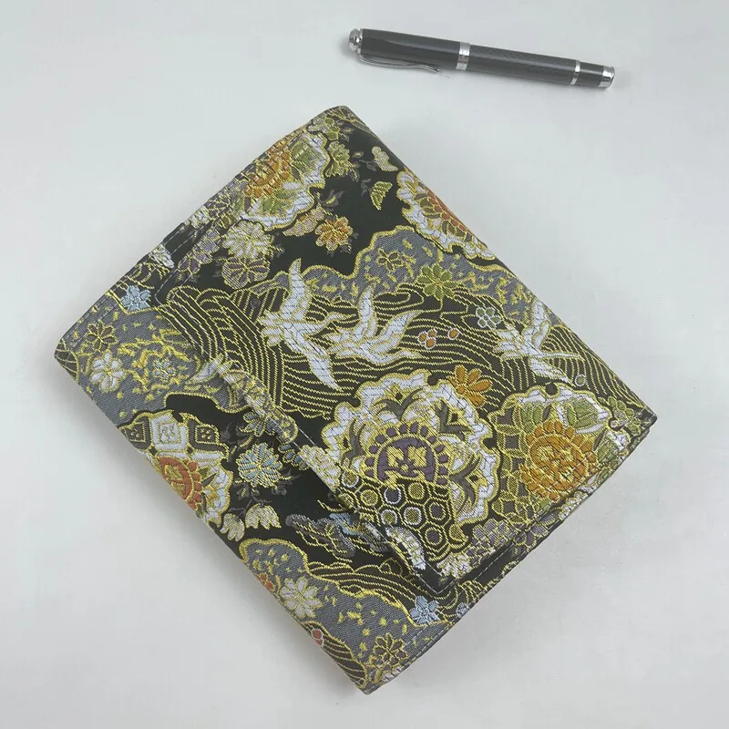 Original Fabric Pen Case Pen Sleeve 14-slot Fountain Pen Storage Bag Magnetic Closure Style Size 18x21cm