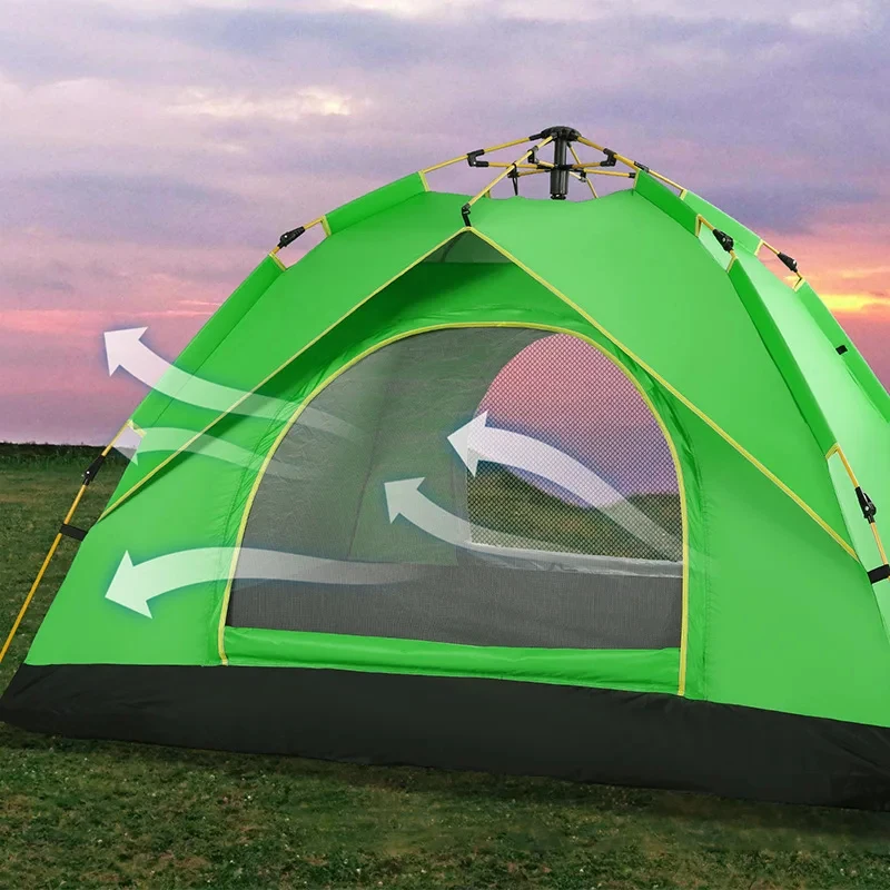 High Quality Factory Of Dual-Purpose Compression Travel Tents Outdoor Automatic Fast-Pitch Double-La Hot Selli
