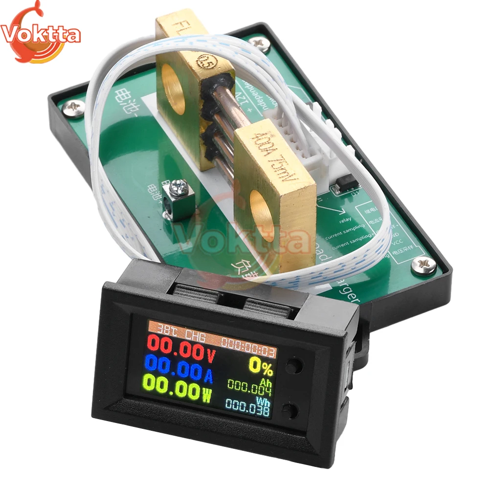 Imagem -04 - Multi-function Tensão Atual Tester Bateria Coulomb Medidor Voltímetro Amperímetro dc 7200v 100a 200a 300a 400a 500a em 1