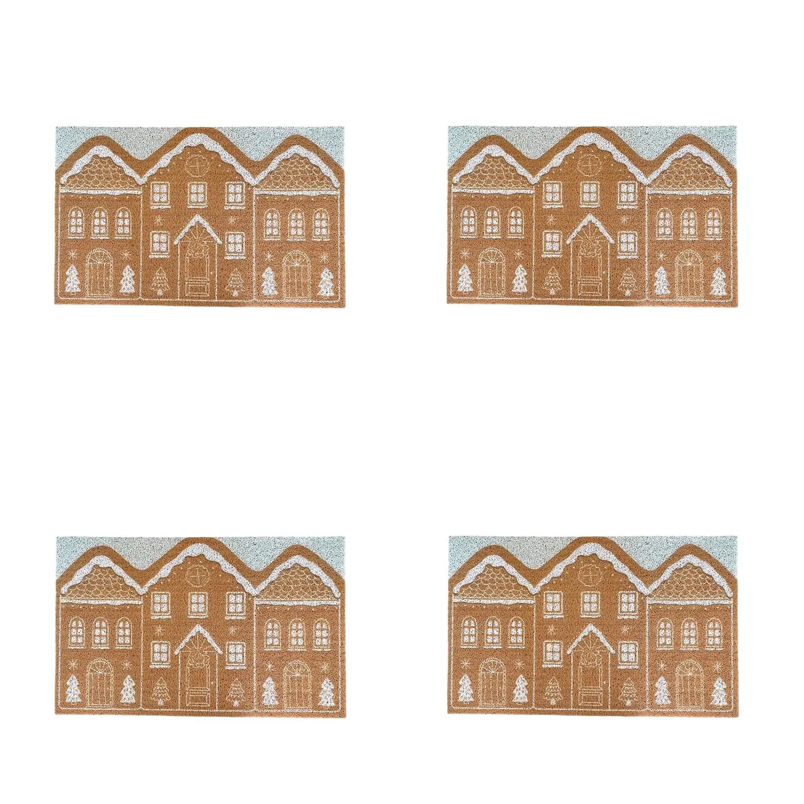 Christmas Welcome Doormat Indoor Outdoor Non Slip Waterproof Mat for Home Decor Bedroom Entryway and Hallway Use