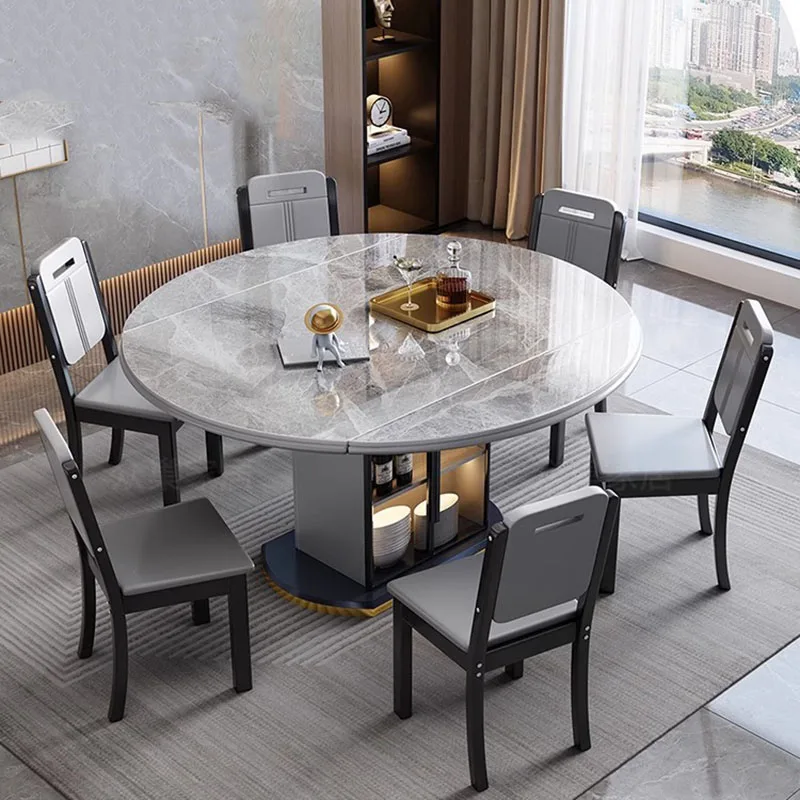 

Study Modern Dining Tables Rustic Center Dressing Replica Luxury Coffee Expandable Dining Tables Round Mesa Cocina Furniture HDH