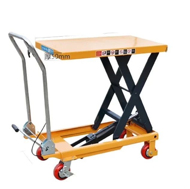 Manual Platform Trolley Mold Hydraulic Oil Pressure Cart Hydraulic Platform Lifting Cart