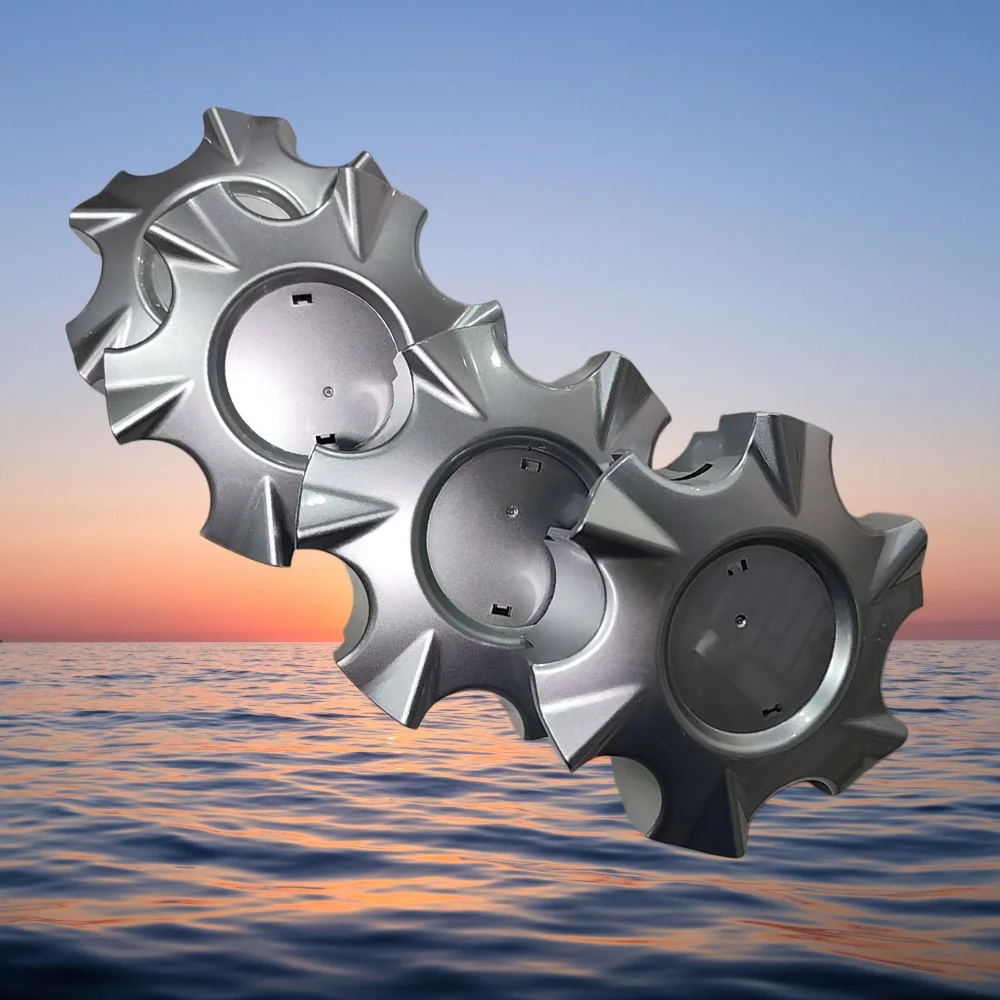 Suitable for Toyota Prado FJ120 domineering 2700 domineering 4000 wheel center decorative cover 4PCS silver