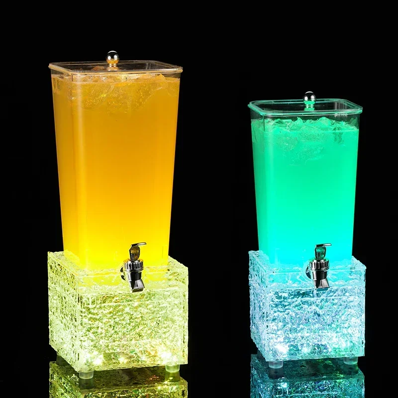 Wine cannons with faucet glow ice grain craft draft beer barrel ktv bar 2 liter 345 liter beer barrel juice ding iced.