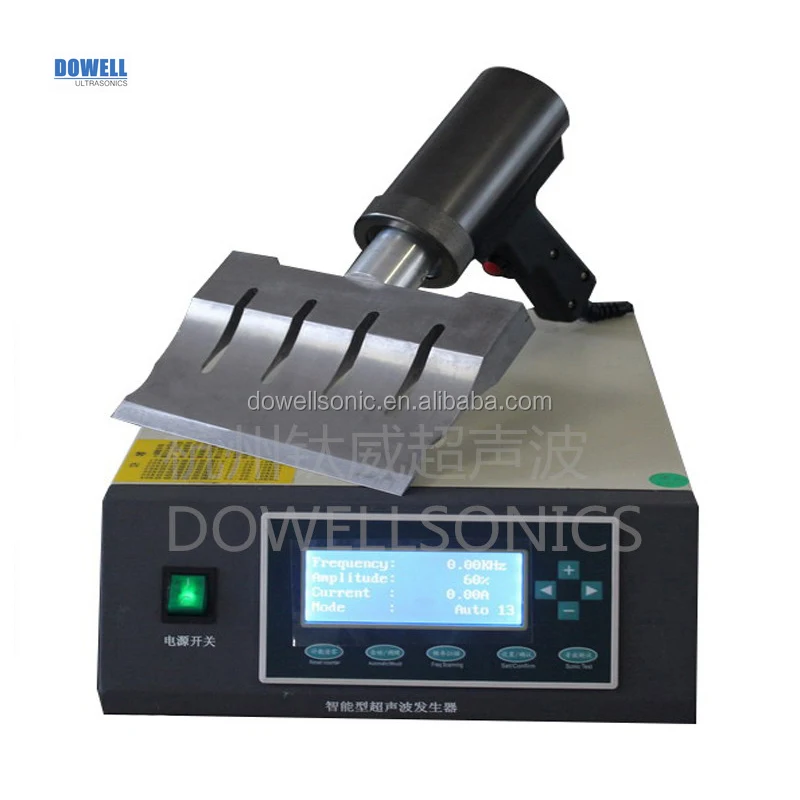 DW-CFH20-1000 Handheld 1000Watt Ultrasound Bread Cutting Machine Slicer for Nuts Flour Milk Wheat Vegetables Bakery PLC Included