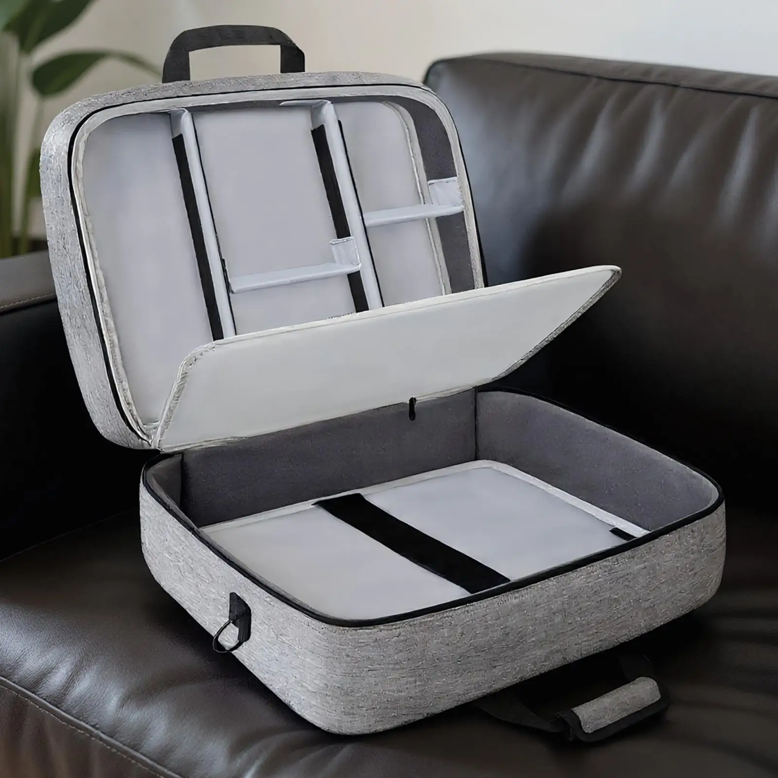 DJ Mixer Protective Bag High-Capacity Audio Mixer Storage Case With Detachable Shoulder Strap for Music Studio Sound