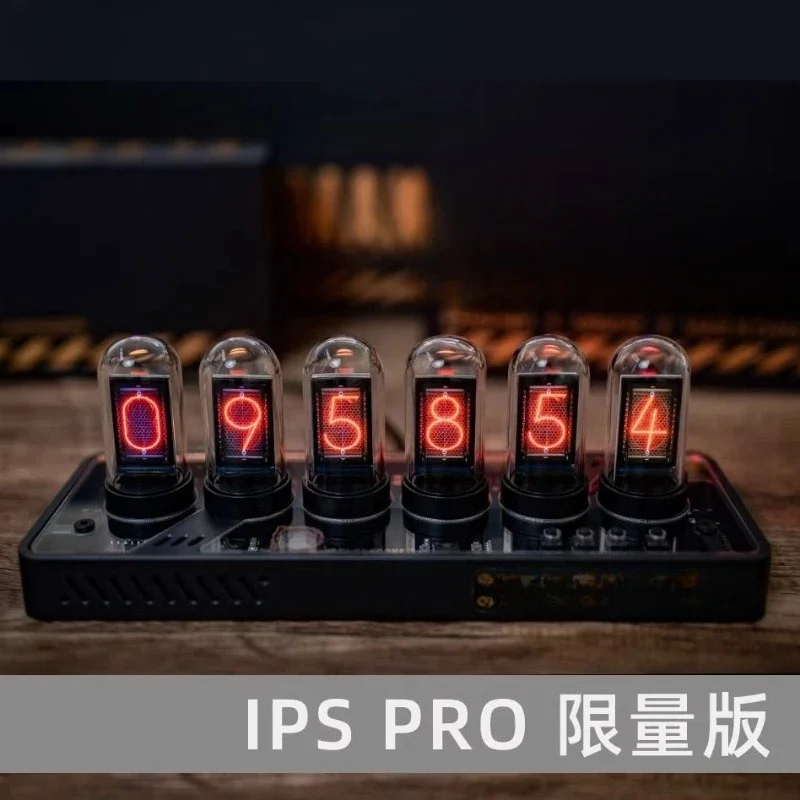 Light tube clock, creative computer desktop e-sports ornament for boyfriend holiday gifts