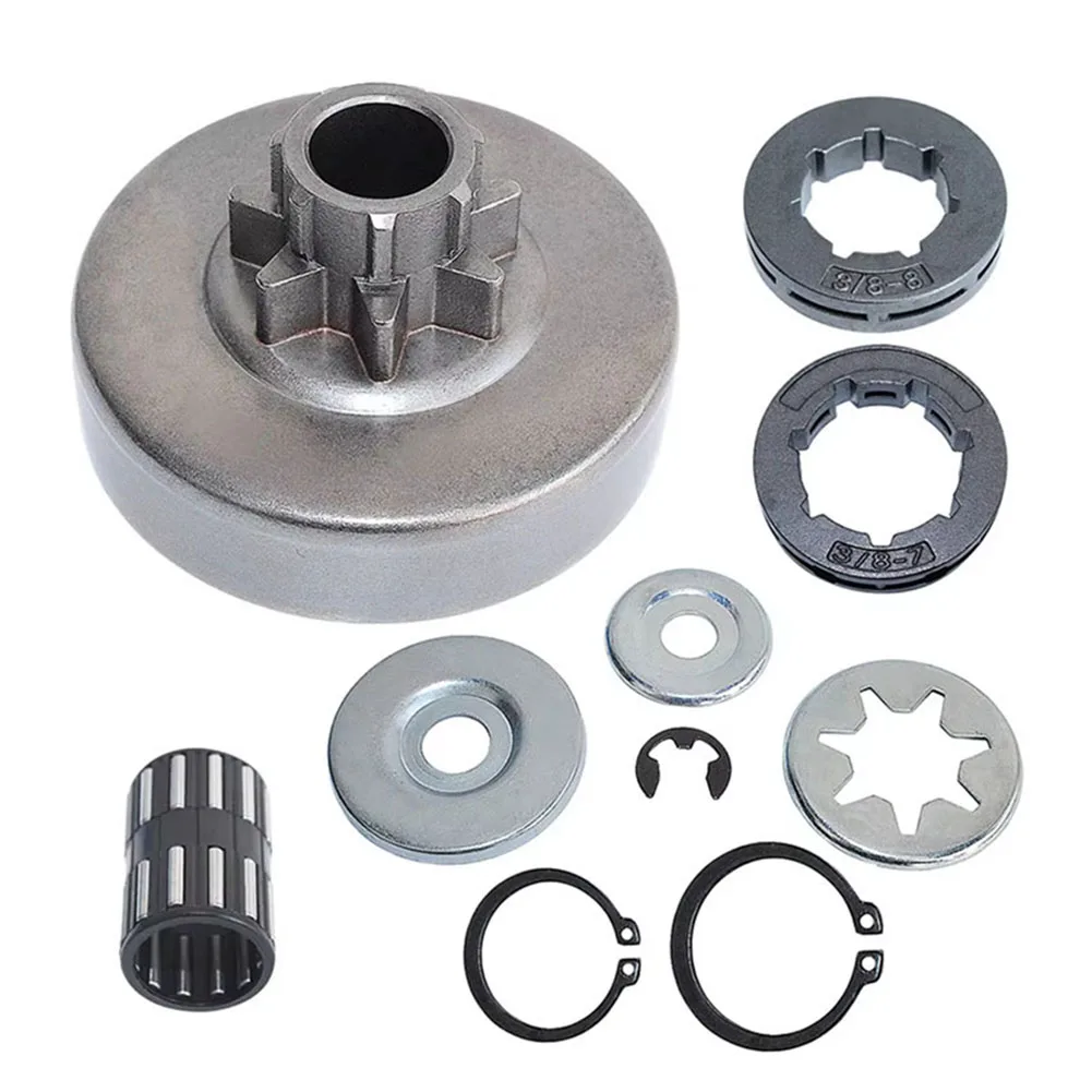 Comprehensive Repair Solution 38 7T Clutch Drum Rim Sprocket Kit for 038 048 MS381 Chainsaw with Essential Components