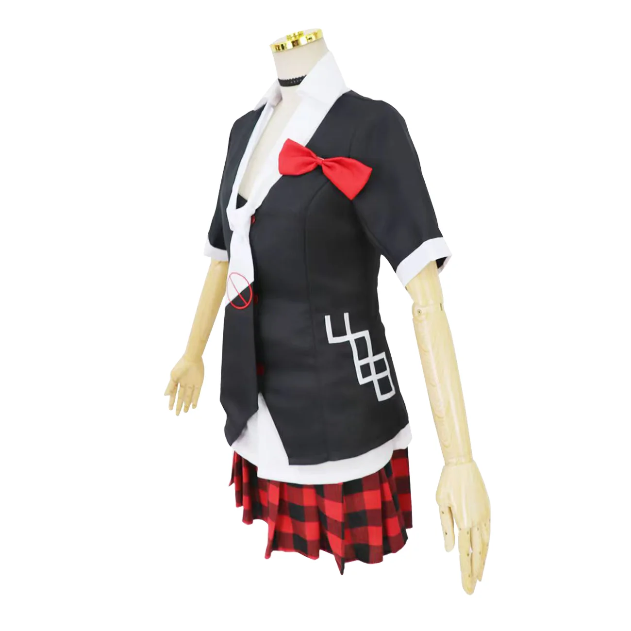 Anime Cos Enoshima Junko Cosplay Costume Full Set Suit Party JK Uniform