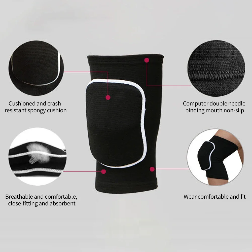 2 قطعة/المجموعة النساء الرياضة نيباد الرجال منصات الركبة الركبة دعم اللياقة البدنية والعتاد كرة السلة دعامة الركبة حامي الرجال منصات الركبة عدم الانزلاق #5