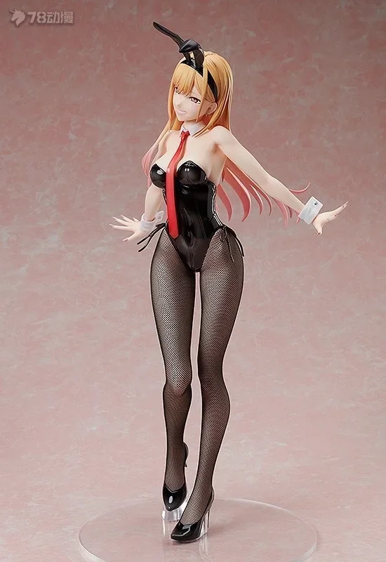 تحرير 1/4 مقياس My Dress-Up Darling Marin Kitagawa Bunny Ver. 18+ شخصية أنيمي مثيرة بيشوجو PVC وABS مع أجزاء من القماش 45 سم