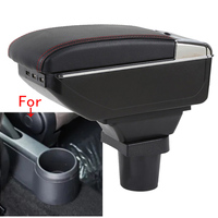 For Volkswagen UP Armrest Box For Skoda Citigo VW UP Seat Mii Car Armrest Storage Box Car Accessories Auto Retrofit parts