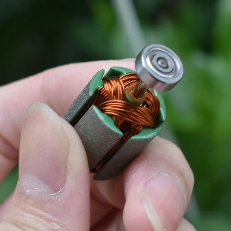 RS-385SA Motor DC 9V 11.1V 37000RPM High Speed Micro Round 27.8mm Electric Motor for Hot Gun Hair Dryer Vacuum Cleaner Car Model