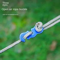 10pcs Adjustable Camping Tent Cord Rope Buckle S Type Tensioners Fastener Kit Outdoor Camping Tents Securing Accessories